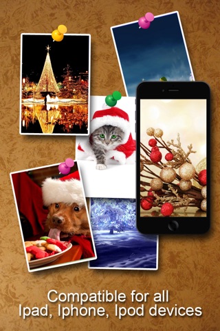 Christmas 2014 wallpaperHD - support iPhone 6,6s,4,4s, iPad and iOS 8 screenshot 3