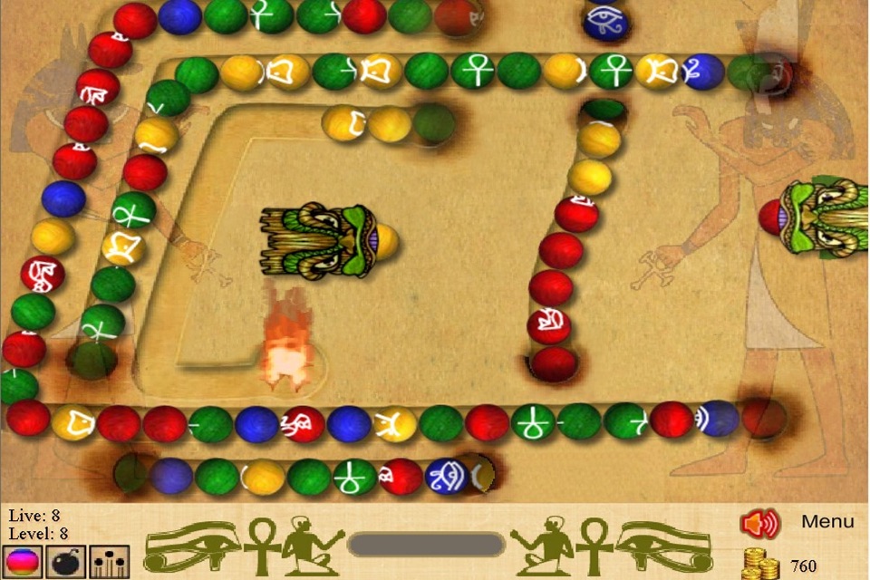 Marble Blast of Egypt screenshot 3