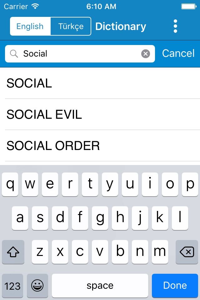 English - Turkish & Türkçe - English Dictionary screenshot 3