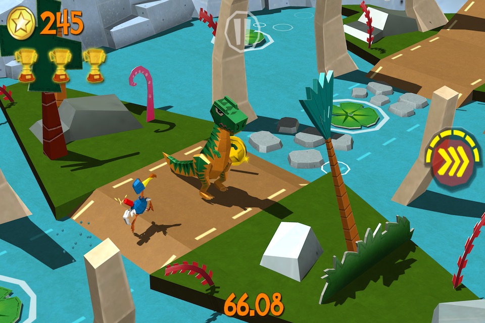 Cartoon Survivor - Jurassic Adventure Runner screenshot 2