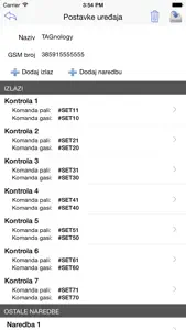 GSM kontroler screenshot #3 for iPhone