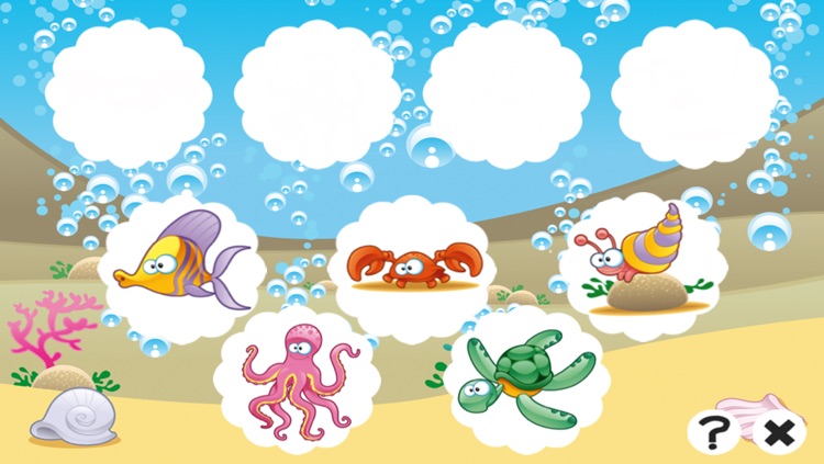 Animal-s Underwater Memo For Kids: Fun Education-al Kids Game