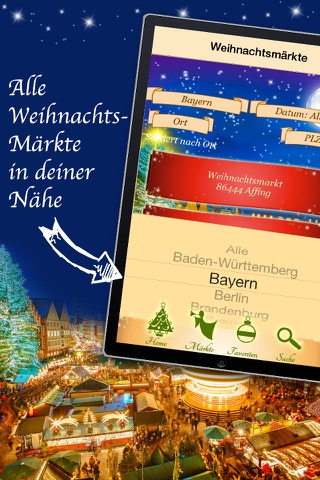 Weihnachtsmärkte 2014 - Weihnachtsmarkt-Suche: Advent + Weihnachten screenshot 2