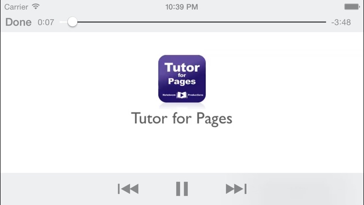 Tutor for Pages for OS X