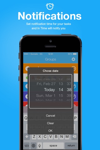 In Time - reminders, birthdays, to-do screenshot 2