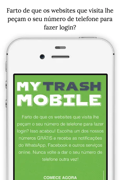 Trash Mobile - para Verificar WhatsApp