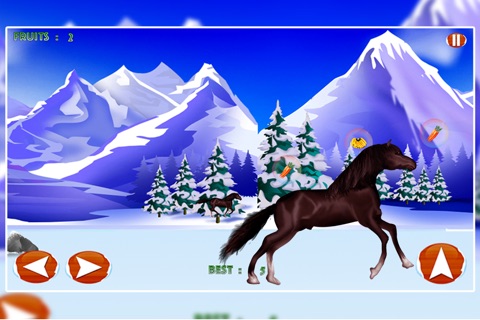 Snow Valley Horse Race Competition : The Winter Agility Sport Run - Free screenshot 4