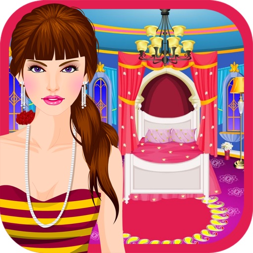 Princess Room Decoration. icon