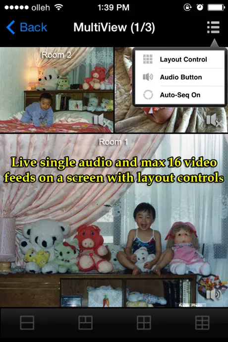 uBabyCam with AV recording