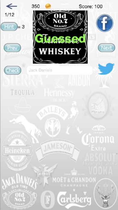 Screenshot #3 pour Alcohol Logo Quiz