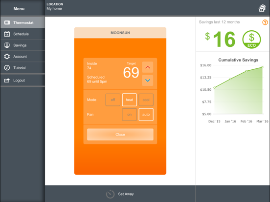 Screenshot #5 pour EcoFactor Thermostat