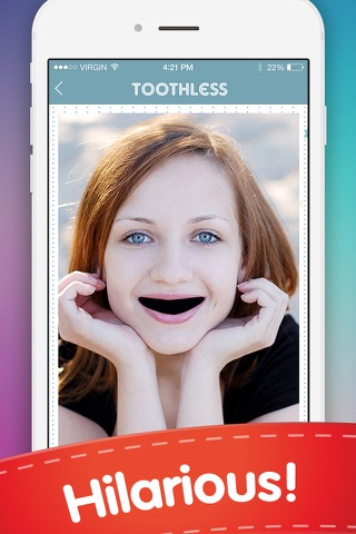 Toothless - Manipulate, Edit & Crop Image Layers To Remove Yr Teeth For A Hilarious Selfie Smile screenshot 3