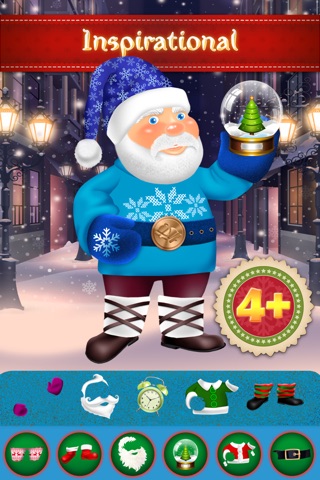 Design My Father Christmas Festive Crazy Party Game - Free App screenshot 3