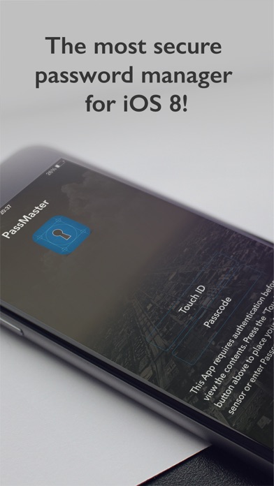 PassMaster - #1 Password Manager For iOS 8!のおすすめ画像1