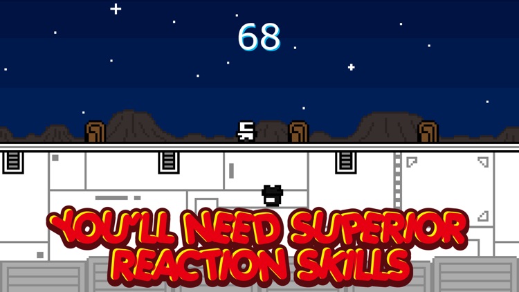 Galaxy Boy Black & White - 8 Bit Spaceman Bouncy Fever