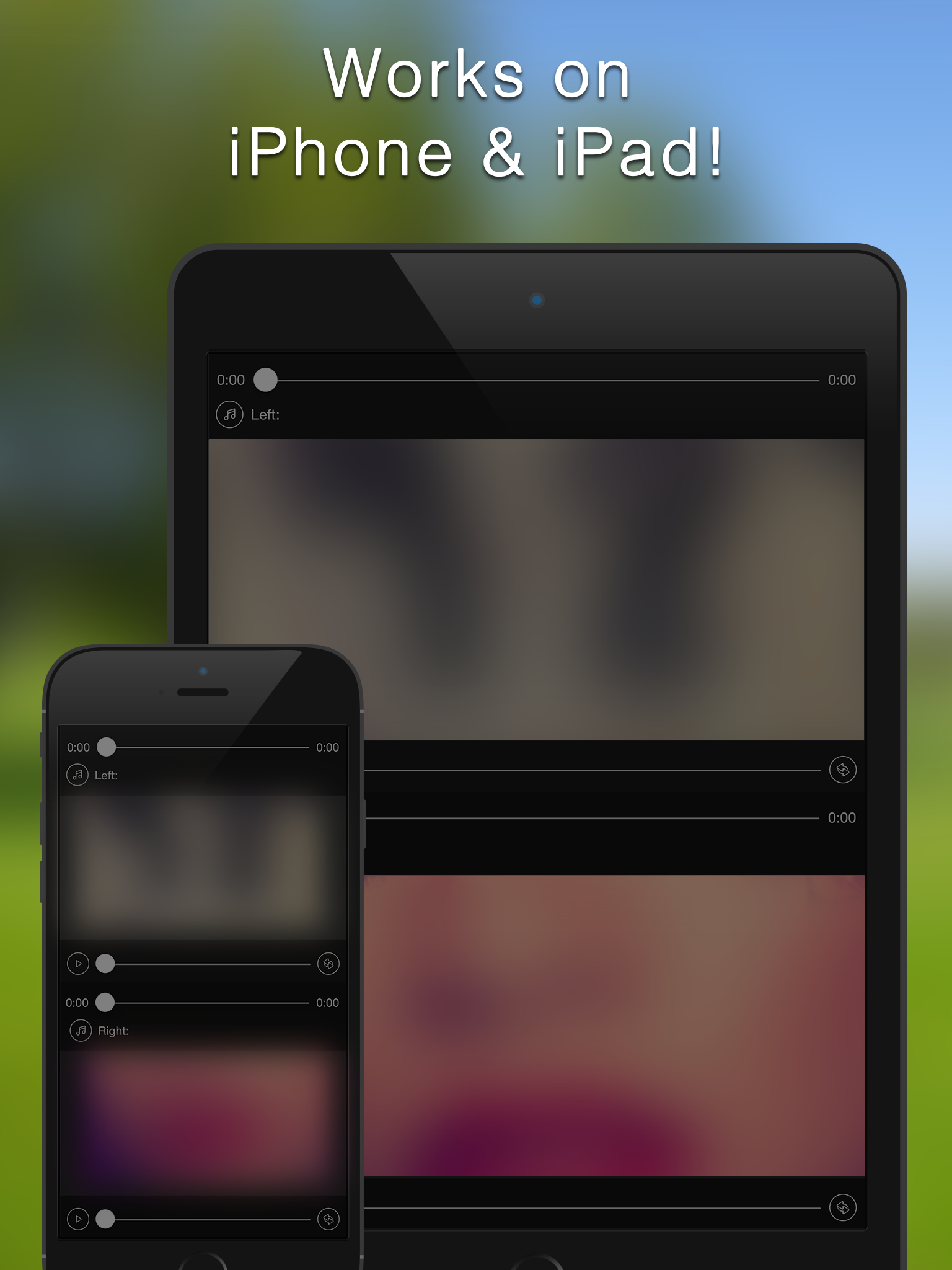 Twin Audio Player Free - Play Two Songs At The Same Time