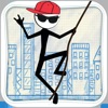Stickman Columpio Aventura: Apretado Cuerda y Volar