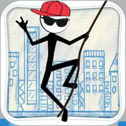 Stick-man Swing Adventure: Tight Rope And Fly app icon