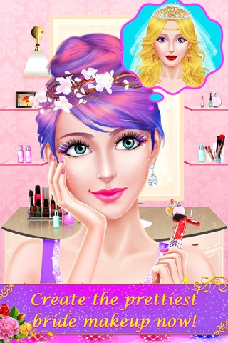 Celebrity Wedding Salon - Bridal Beauty Makeover: SPA, Makeup & Dress Up Game for Stars Girls screenshot 3