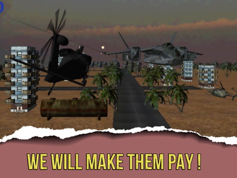 Apache War 3D- 無限の空のハンターガンシップと戦闘機に対するヘリコプターのアクション戦（アーケード版）のおすすめ画像3