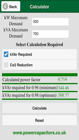 Power Capacitors screenshot 6