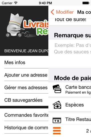 LivraisonResto.fr - Pizzas, Sushis, Burgers chez vous ! screenshot 4