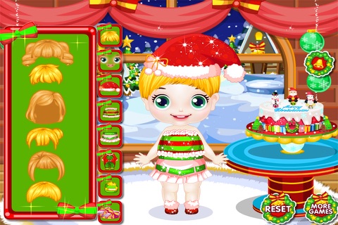 Baby Christmas Cake - Christmas Games screenshot 2