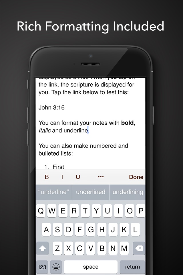 ChurchNotes - Write Notes From Church Sermons and Bible Studies or Podcasts screenshot 3