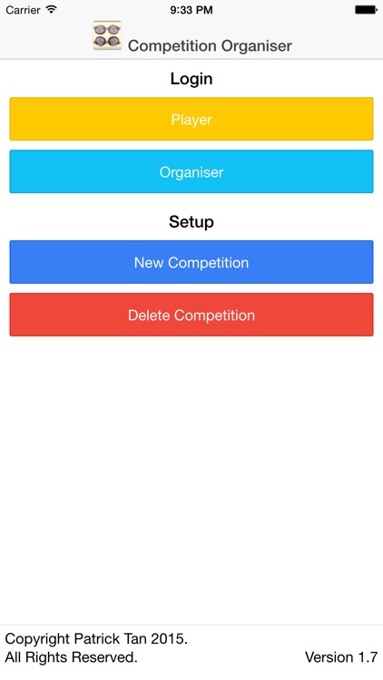 Competition Organiser