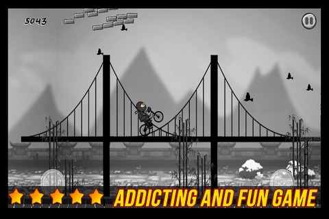 Bike Ninja Escape: Hilybilly Dirt Racing Stunts Master Game Free screenshot 3