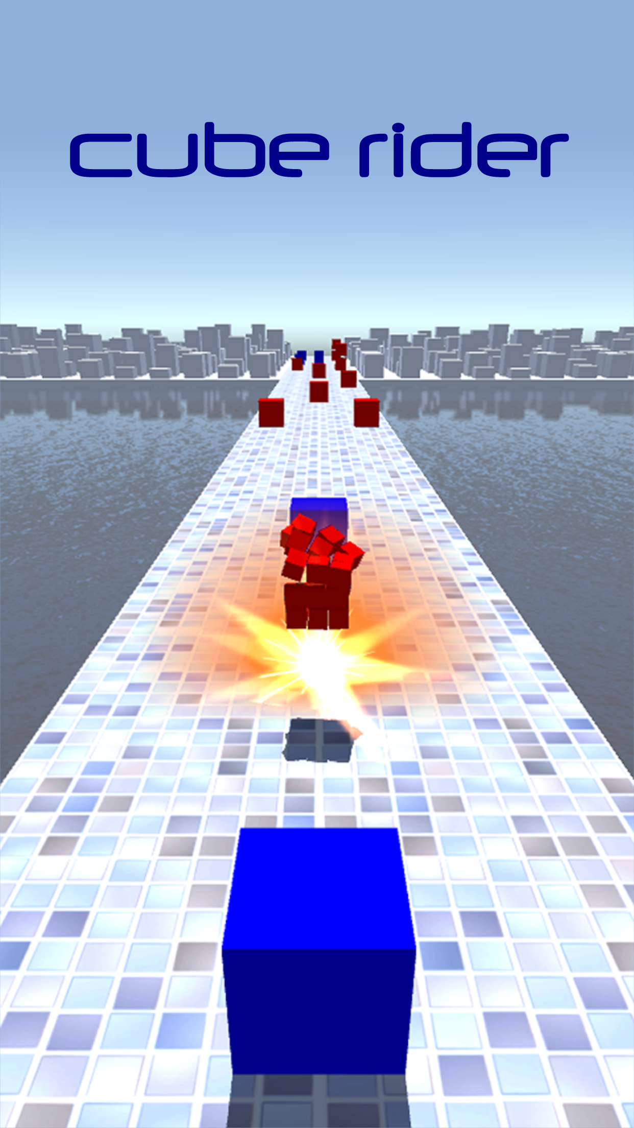 AAA Cube Rider Match & Crush : The New 3D Ultimate Runner Challenge screenshot 3