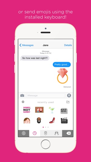Candace Bushnell’s Emojination Keyboard(圖2)-速報App
