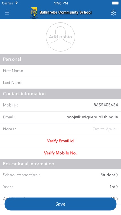 Ballinrobe Community School screenshot-4