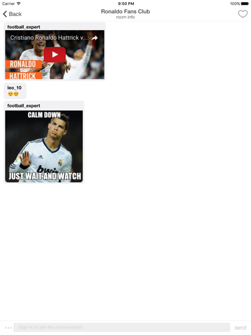 Screenshot #6 pour Fanschat - Football/Soccer Live Scores & Live Chat