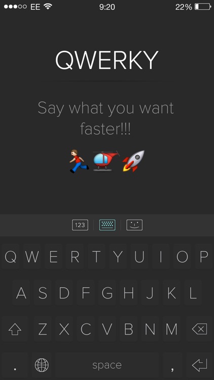 QWERKY - swipe keyboard for emoji, text, and numbers screenshot-0