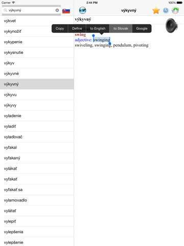 Screenshot #6 pour English Slovak best dictionary translator - Anglický slovenskom najlepší slovník prekladač