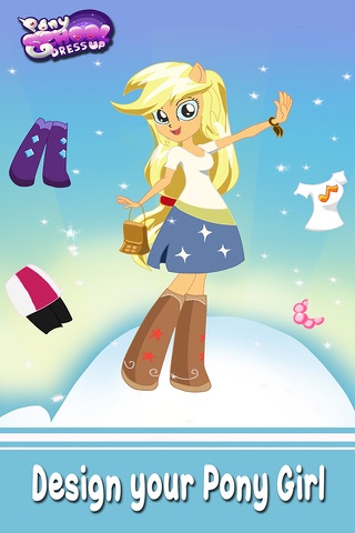 ` Dress up Pony School girls Equestria magic princess make up salon screenshot 4