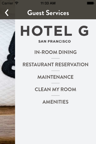 Hotel G San Francisco for iPhone screenshot 2