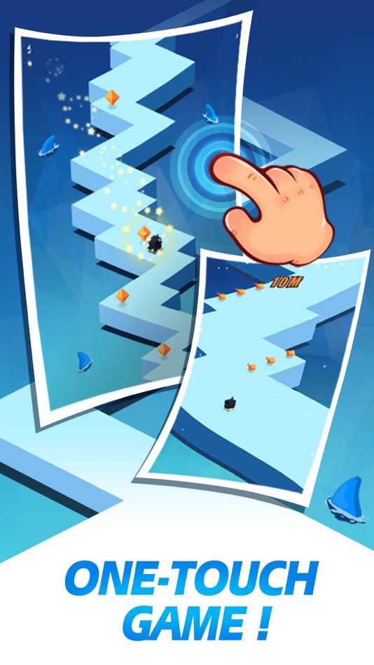 #2. !Penguin Run (iOS) 由: Xiao Yun Xu