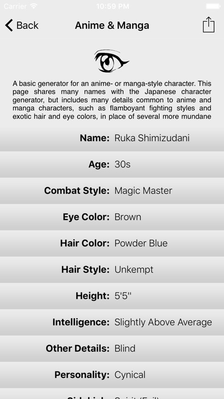 Anime Hair Color Generator