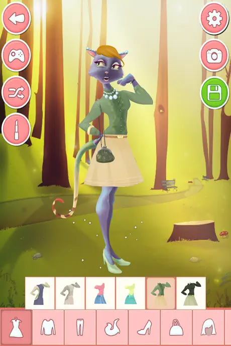 Fashion designer game - animal dress up salon