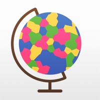 FourColor2 - つくってあそべる四色問題パズル - 世界地図編