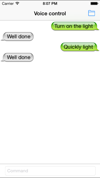 Screenshot #1 pour Voice control free