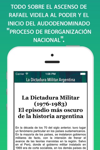 La Dictadura Militar Argentina screenshot 2