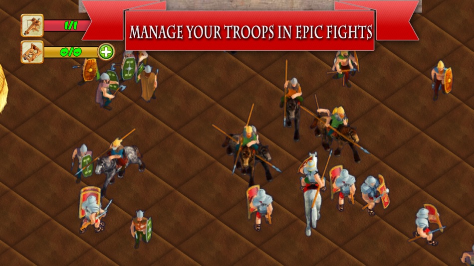#4. ROMAN LEGION STRATEGY BATTLE (iOS) โดย: Pix Arts