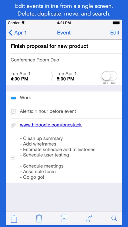 OneStack Calendar - Simplify and organize your life