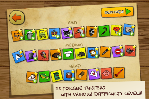 Cartoon Tongue Twisters. English language. FREE screenshot 2