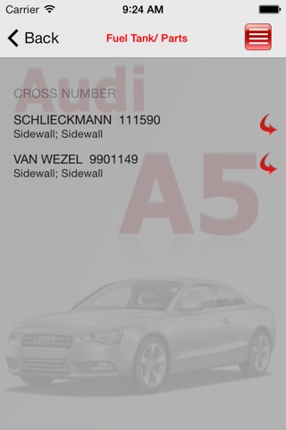 AutoParts Audi A5 screenshot 3