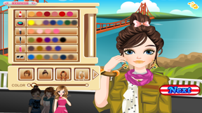 American Girls - Dress up and make up game for kids who love fashion games screenshot