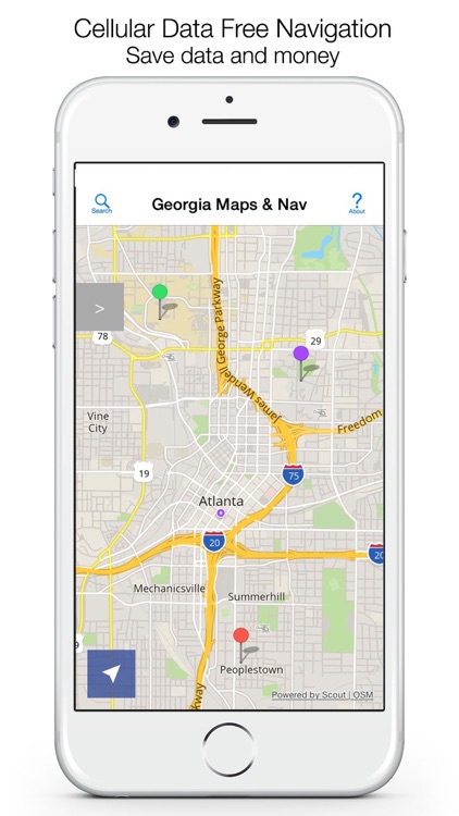 Georgia Offline Maps & Offline Navigation screenshot-0